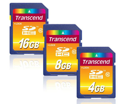Transcend class 10 SDHC-kort